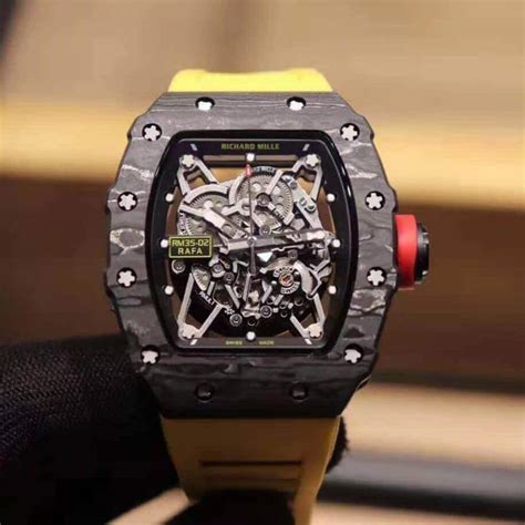 yellow strap richard mille